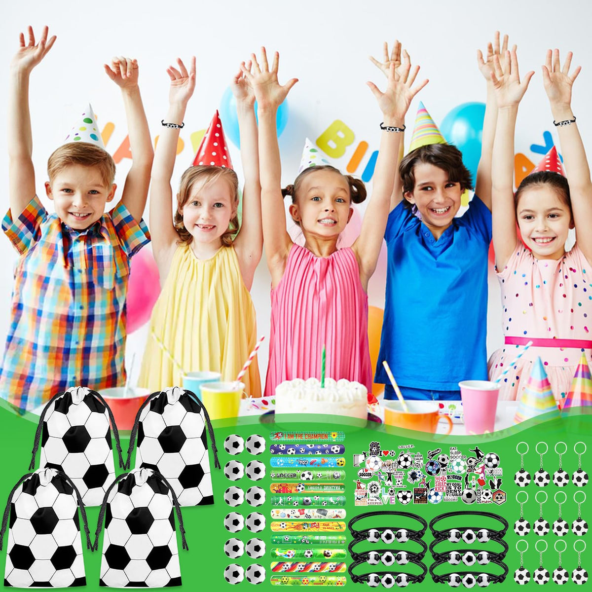 JNYLYFC complete 110-piece set for colorful party favors.