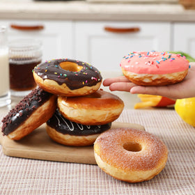 Joeabor fake donut 6 pack durable PU material resists wear
