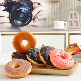Joeabor fake donut 6 pack lifelike detail elevates any set