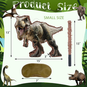 JOARHONAL dinosaur pinata side view highlighting playful features for kids.