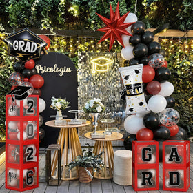 Jobkoo star cap foil balloon adds shine to your decor.