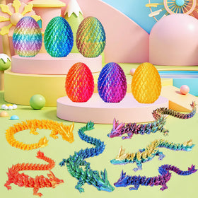 JOD dragon inside the egg is articulated for imaginative play