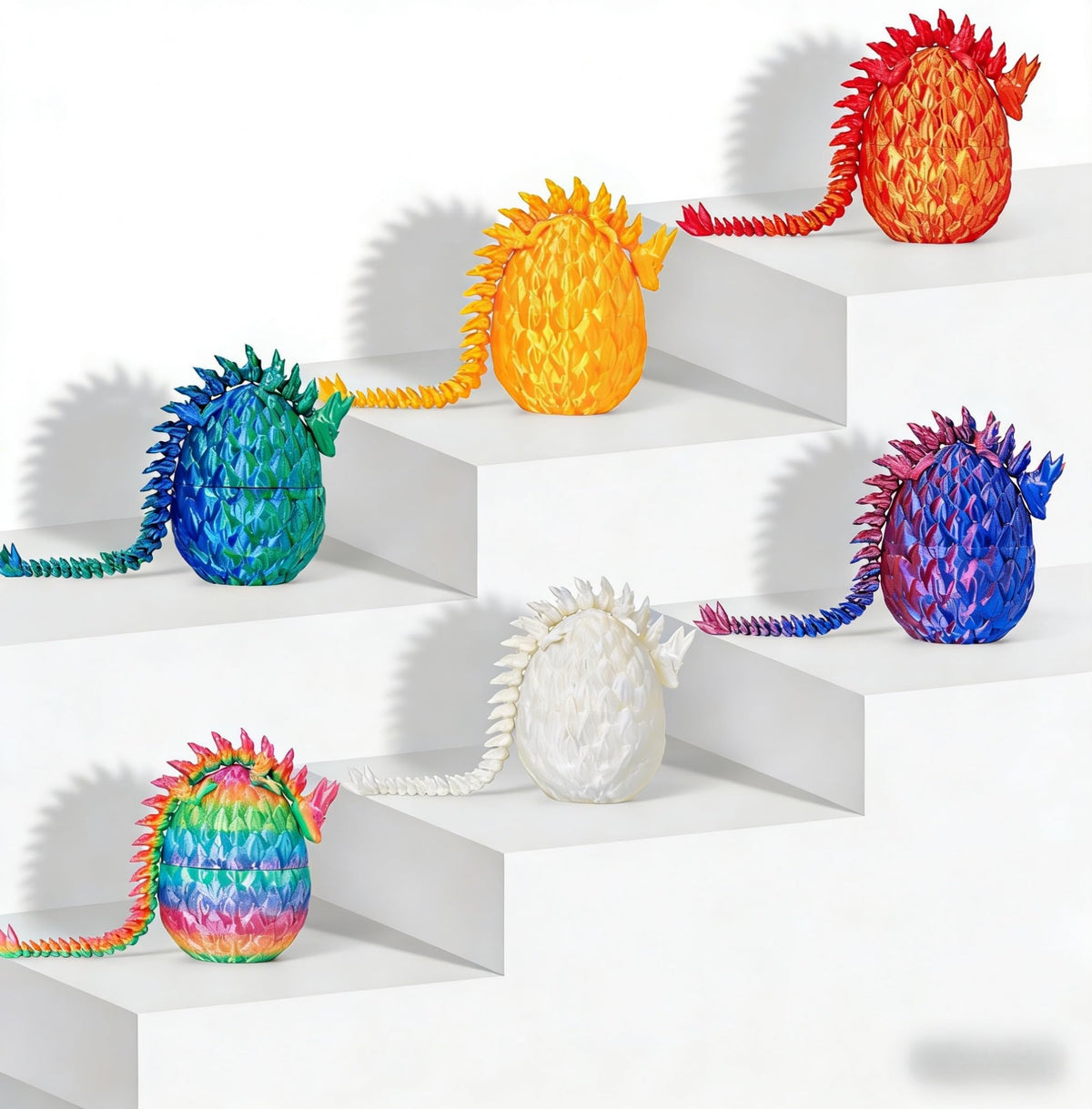 JOD articulated dragon joints allow poseable dragon figures for interactive fun.