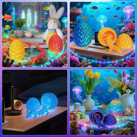 JOD decorative dragon egg display adds stylish home or desk decor.