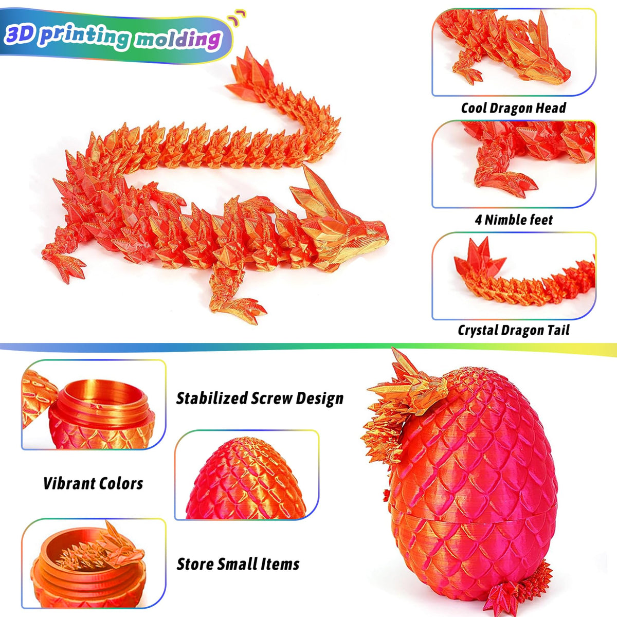 JOD dragon eggs on a desk, sparks creativity and sensory play