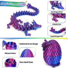 JOD Dragon Eggs showcase color-shifting hues for vibrant displays and curated collections