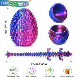 JOD Dragon Eggs ideal for Easter hunts, gifts, and decorative desk setups