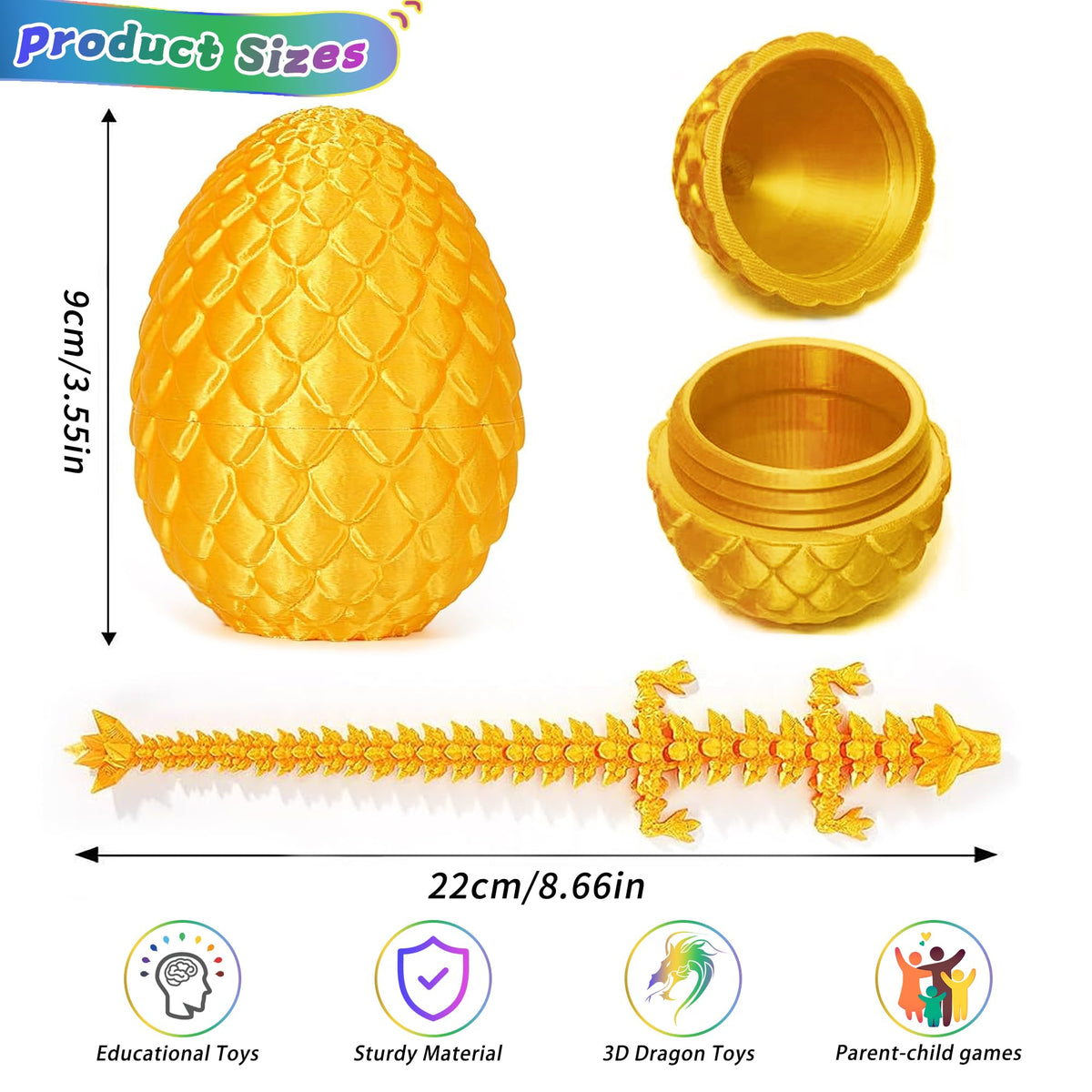 JOD eco friendly PLA eggs are lightweight and durable