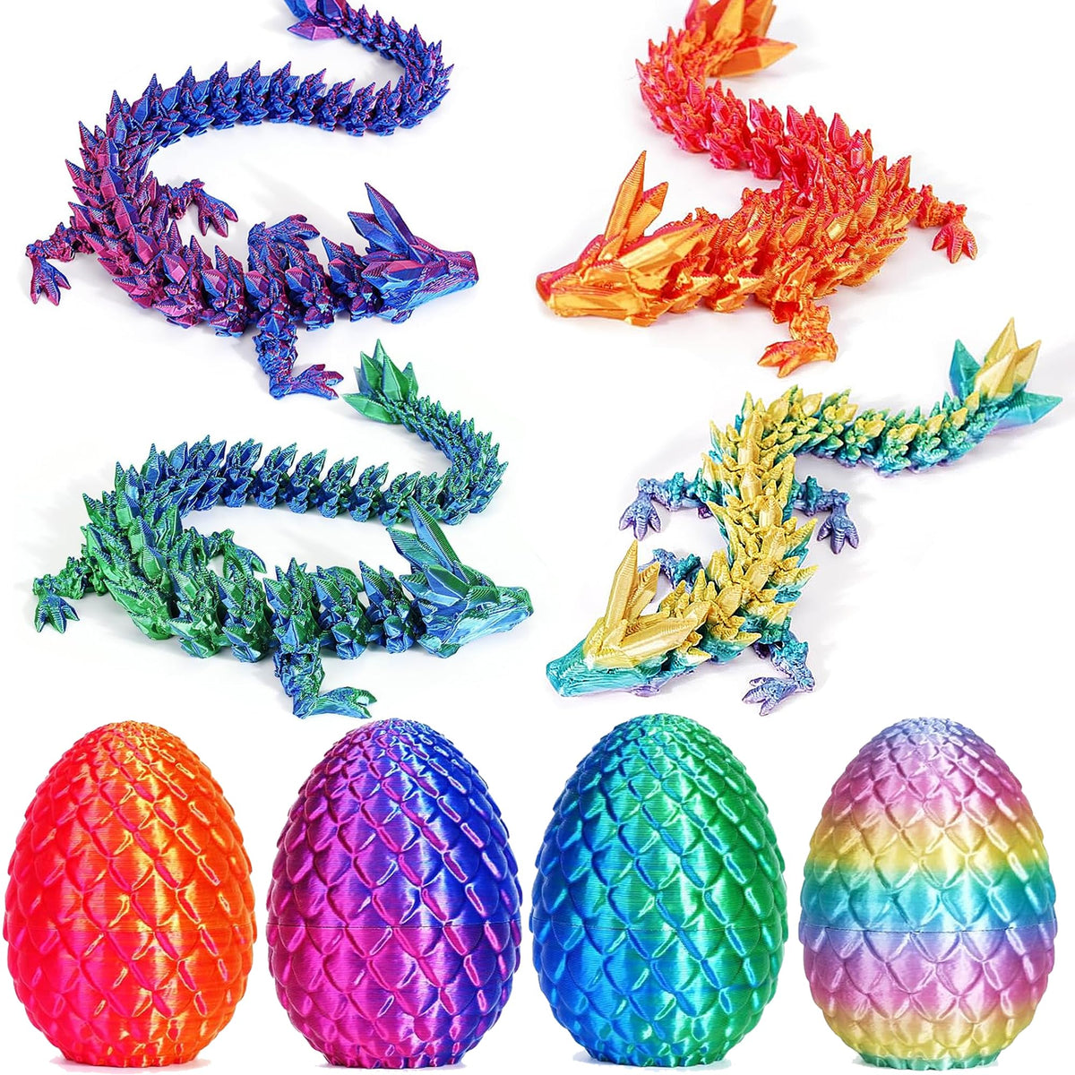 JOD eco-friendly PLA dragon eggs, lightweight, durable, and kid-friendly