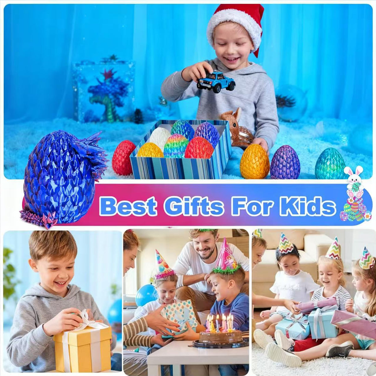JOD safe PLA materials are kid-friendly and lightweight for dragon eggs.