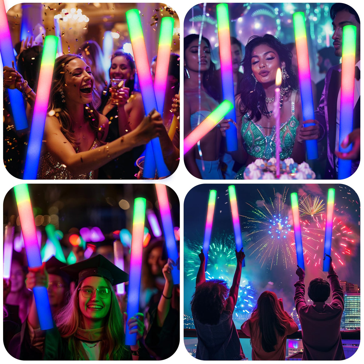 JODOUEEIR safe party sticks for kids and DIY crafts