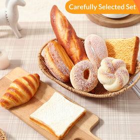Joeabor artificial toast prop for cafe windows and kitchen displays.