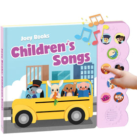 Joey Books cover art with bright characters sparks early music interest.