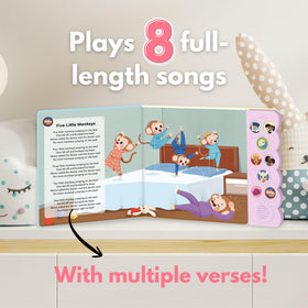 Joey Books thick board pages withstand enthusiastic toddler handling.