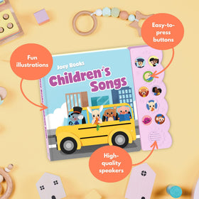 Joey Books nursery rhymes layout supports easy guided singing.