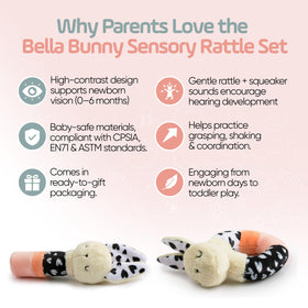 Joey Monty Bella Bunny Ultra-Soft Textures deliver soothing touch for newborns