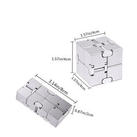 Joeyank Infinity Cube crafted in premium anodized aluminum for smooth rotations and durability.