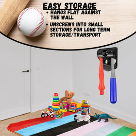 JOEY'Z Tball Set 4-inch balls closeup highlights easy contact.