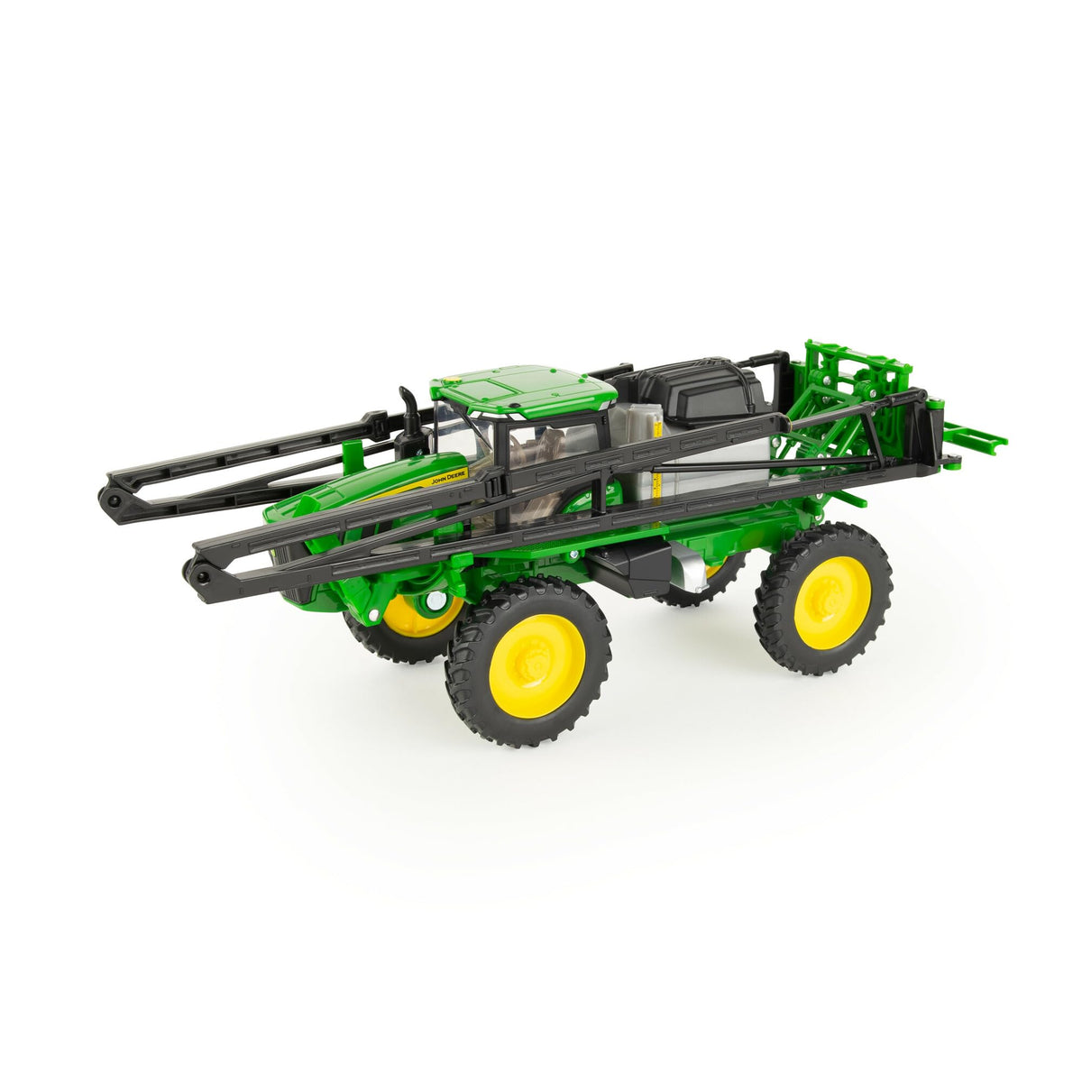 John Deere 412R Sprayer with a 45-inch extended boom for lifelike field play.