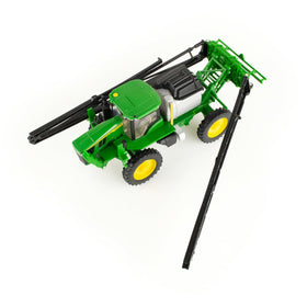 John Deere 412R Sprayer front ladder folds for easy cab access.