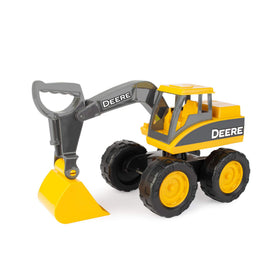 John Deere Big Scoop excavator toy with a functional scoop for sandbox play.