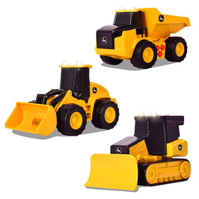 John Deere bulldozer with lights and sounds for immersive pretend play