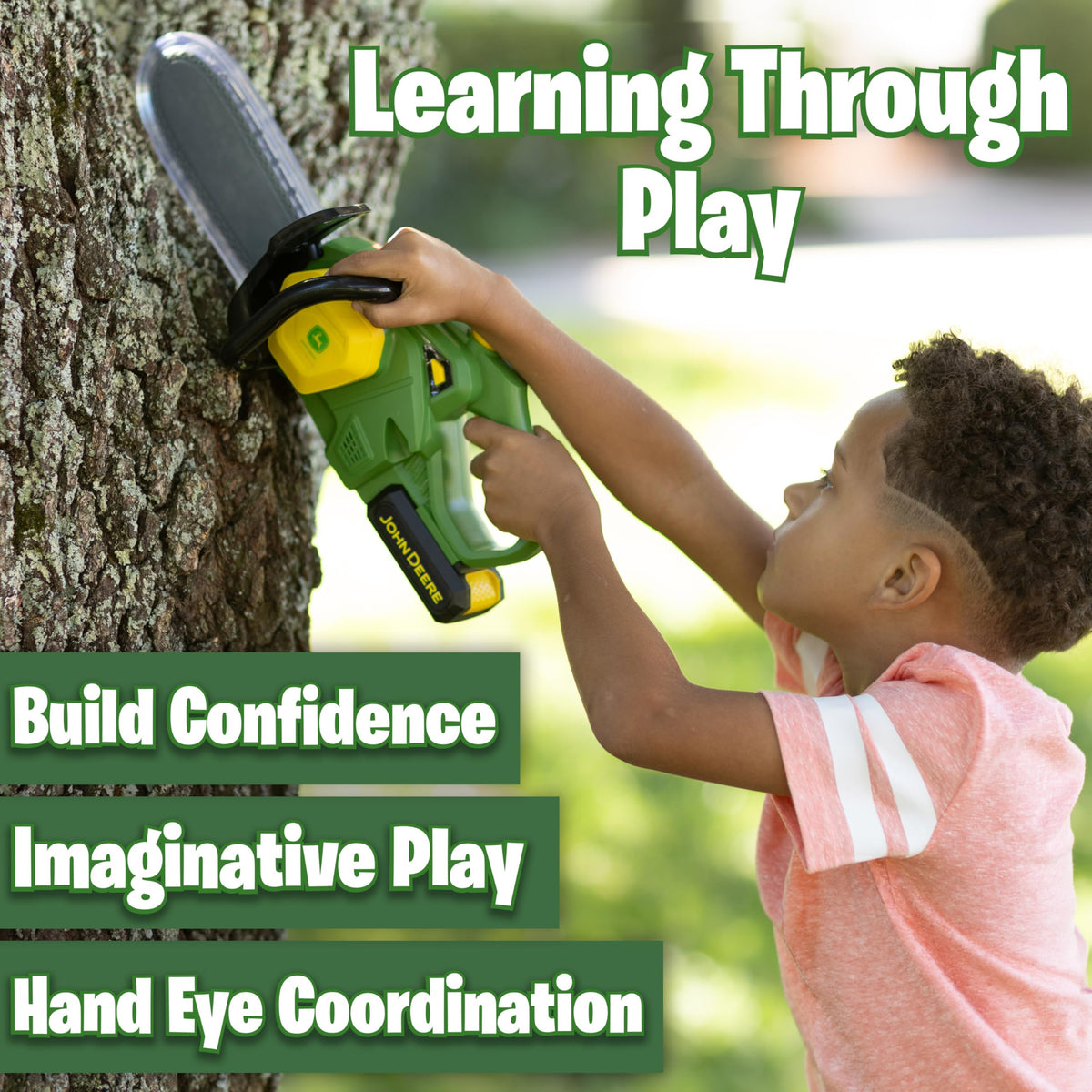 John Deere toy is built durable and safe for kids ages three and up