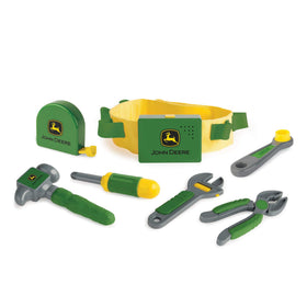 John Deere Deluxe Talking Toolbelt belt view encourages imaginative pretend play.
