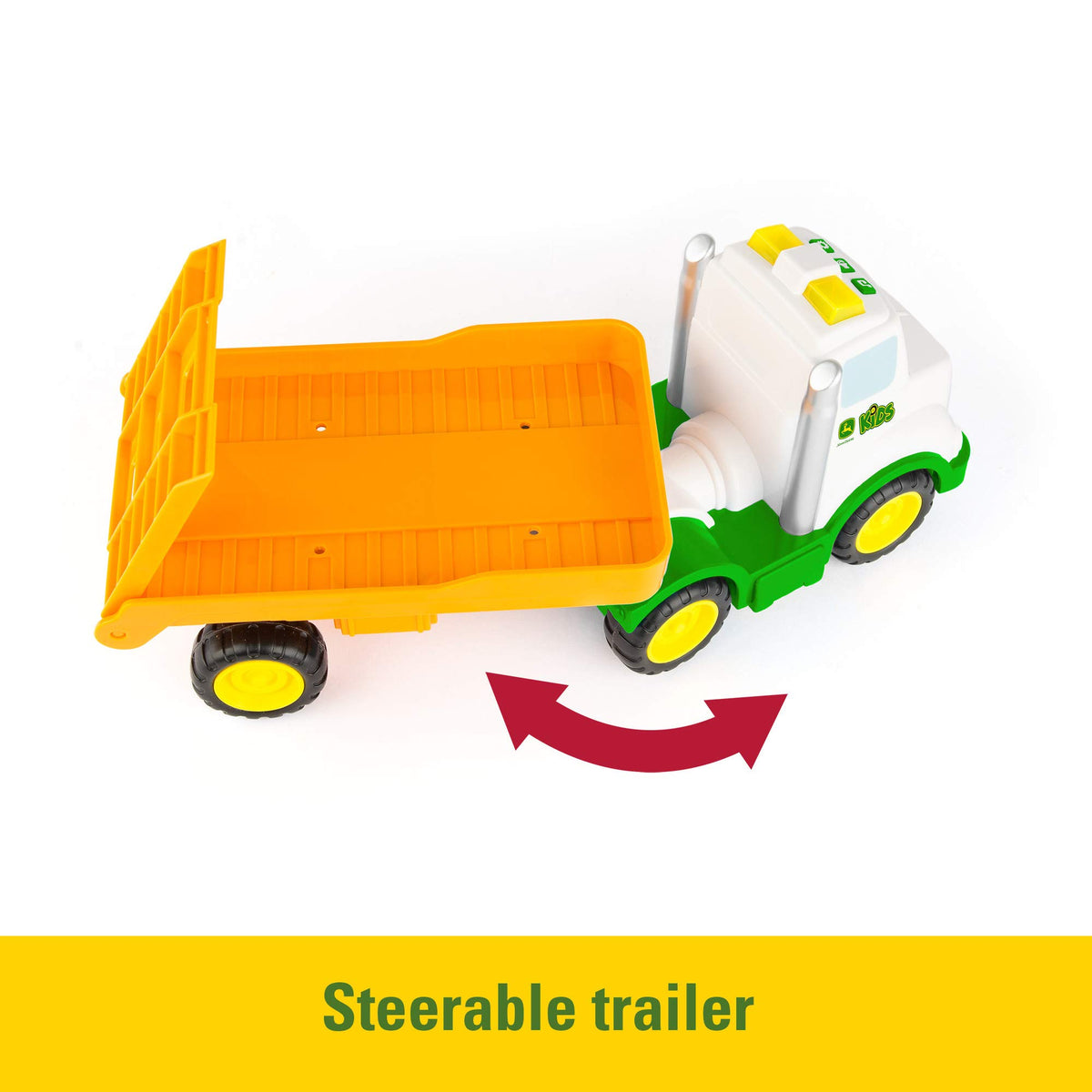 Free-rolling wheels enable smooth movement across play areas