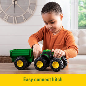 John Deere Monster Treads officially licensed toy enhances authentic play.