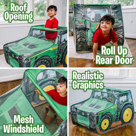 John Deere pop up tent key fob tractor sounds enhancing interactive farm role-play