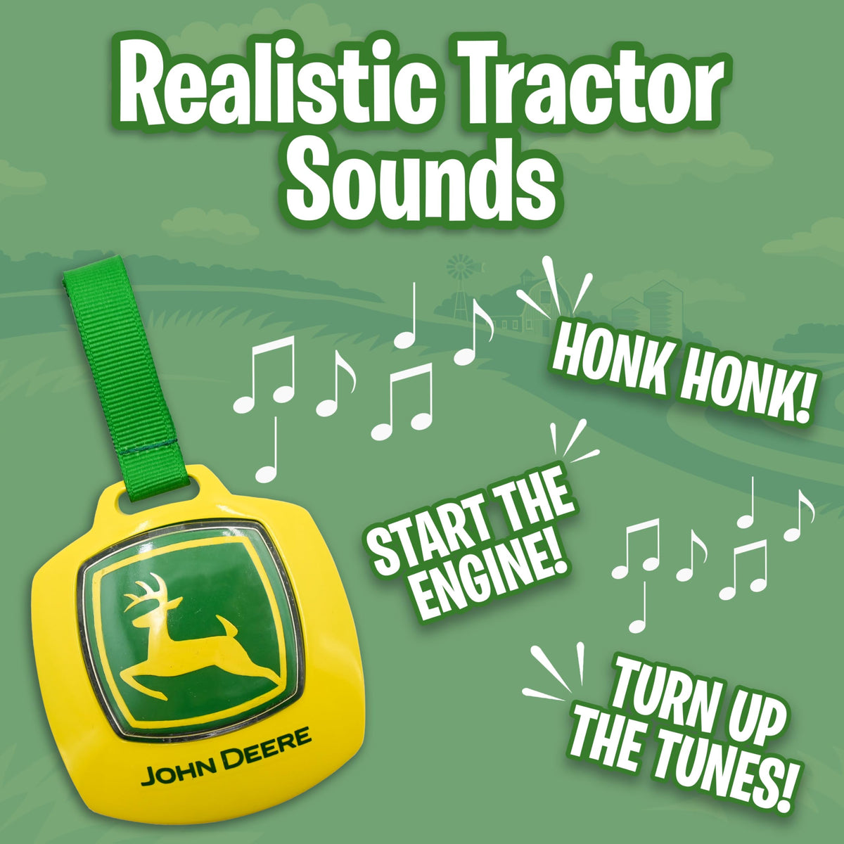 John Deere pop up tent signature graphics creating realistic farm ambiance