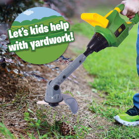 John Deere pretend garden tool in action for kids 5+