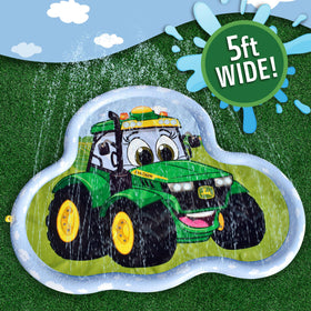 John Deere splash pad invites active outdoor play with sprinklers