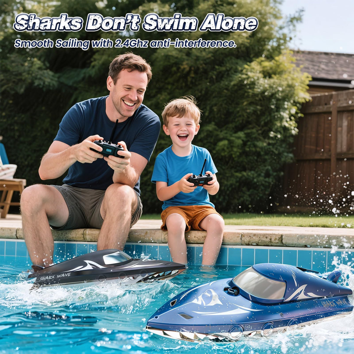 JOI MEW shark RC boat makes a perfect gift for kids and families