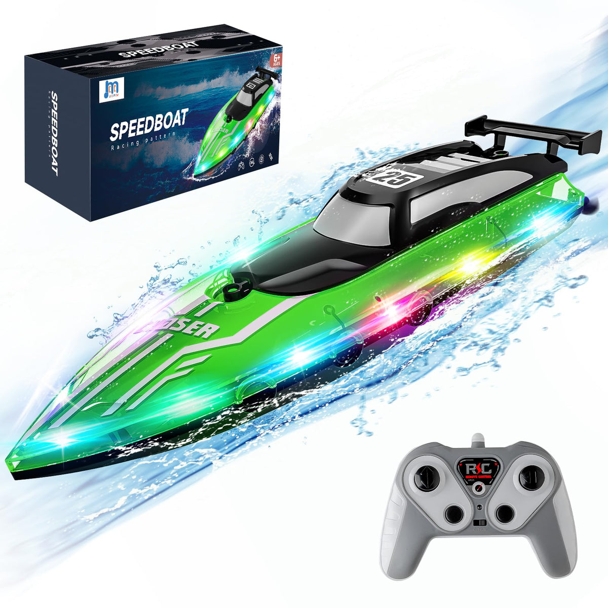 JOI MEW RC boat as a stylish gift idea for kids and families.
