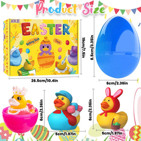 JOICEE bath toys variety showcases duck figures for imaginative play and splashy baths.