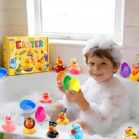 JOICEE durable rubber ducks are easy to clean before next bath.