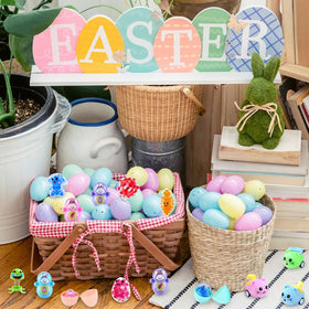 JOICEE Easter eggs serve as party favors and classroom prizes