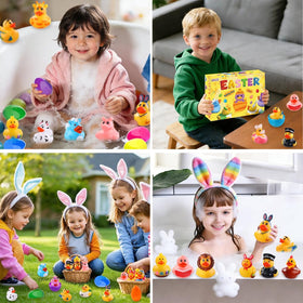 JOICEE versatile bath time and pool toys enhance sensory play sessions.