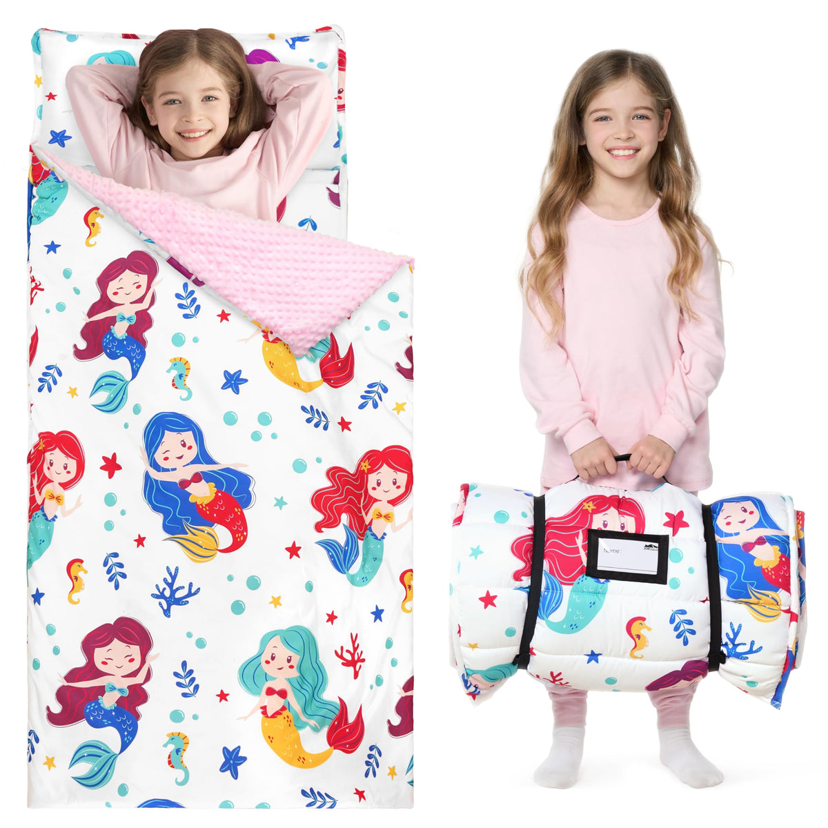 Joiedomi Toddler Nap Mat with dinosaurs design for cozy rest