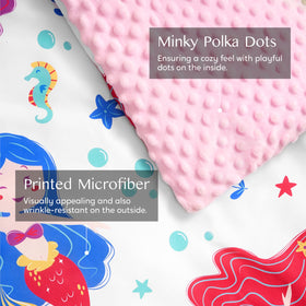 Joiedomi Toddler Nap Mat mermaid scene for soothing nap time
