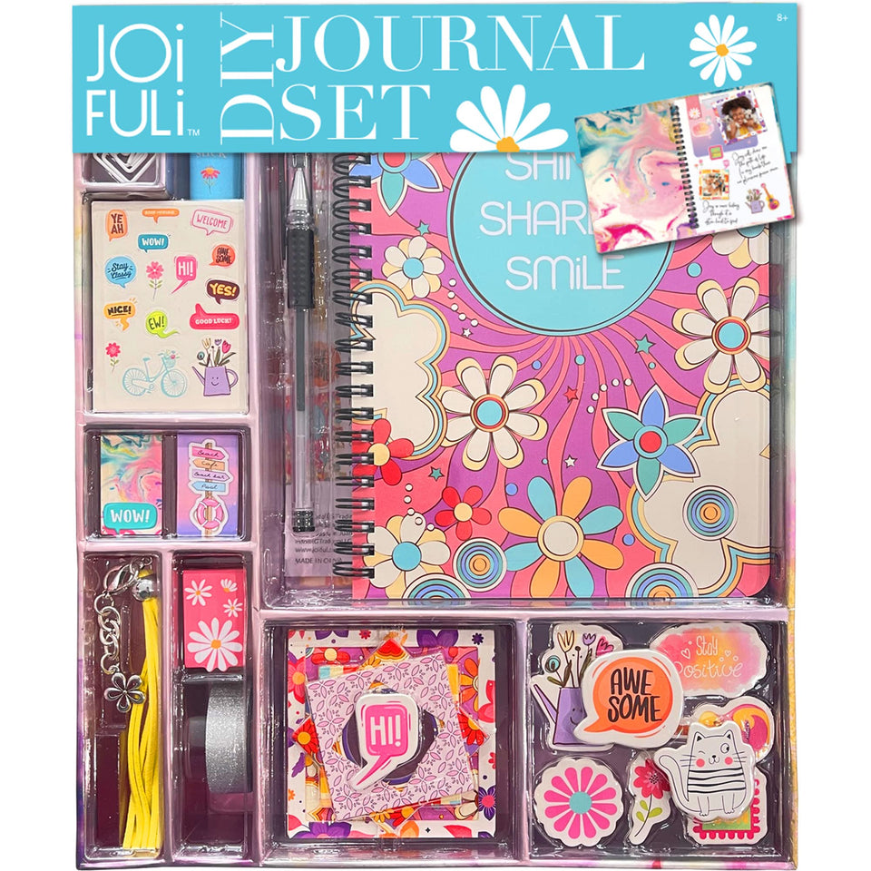 JOiFULi DIY Journal Set front view, a complete creative kit for budding journal lovers.