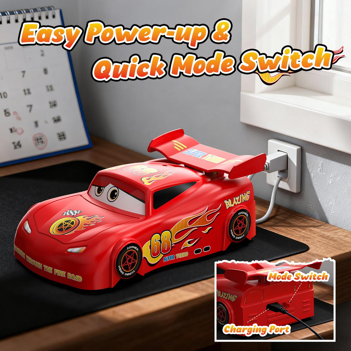 JOI MEW durable ABS plastic body stays light yet crash-resistant