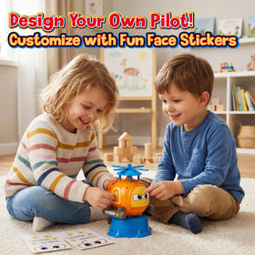 JOI MEW tactile-click valve closeup shows precise altitude control for kids