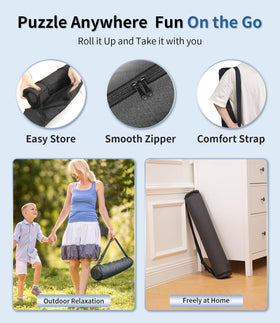 Join&Joy puzzle mat non-slip surface provides stable puzzling experience.