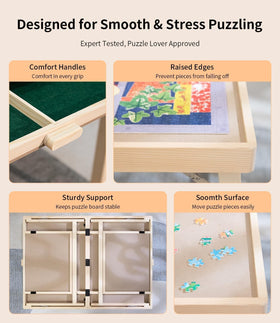 JOIN&JOY puzzle covers protect unfinished work from dust and spills.