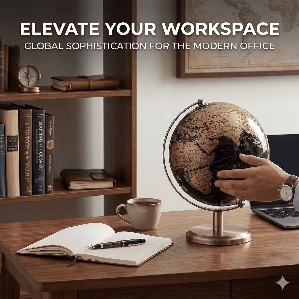 JOINPAYA globe adds elegance to home or office spaces.