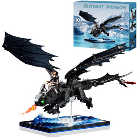 JOJO&Peach Night Dragon wings extended for dramatic display.