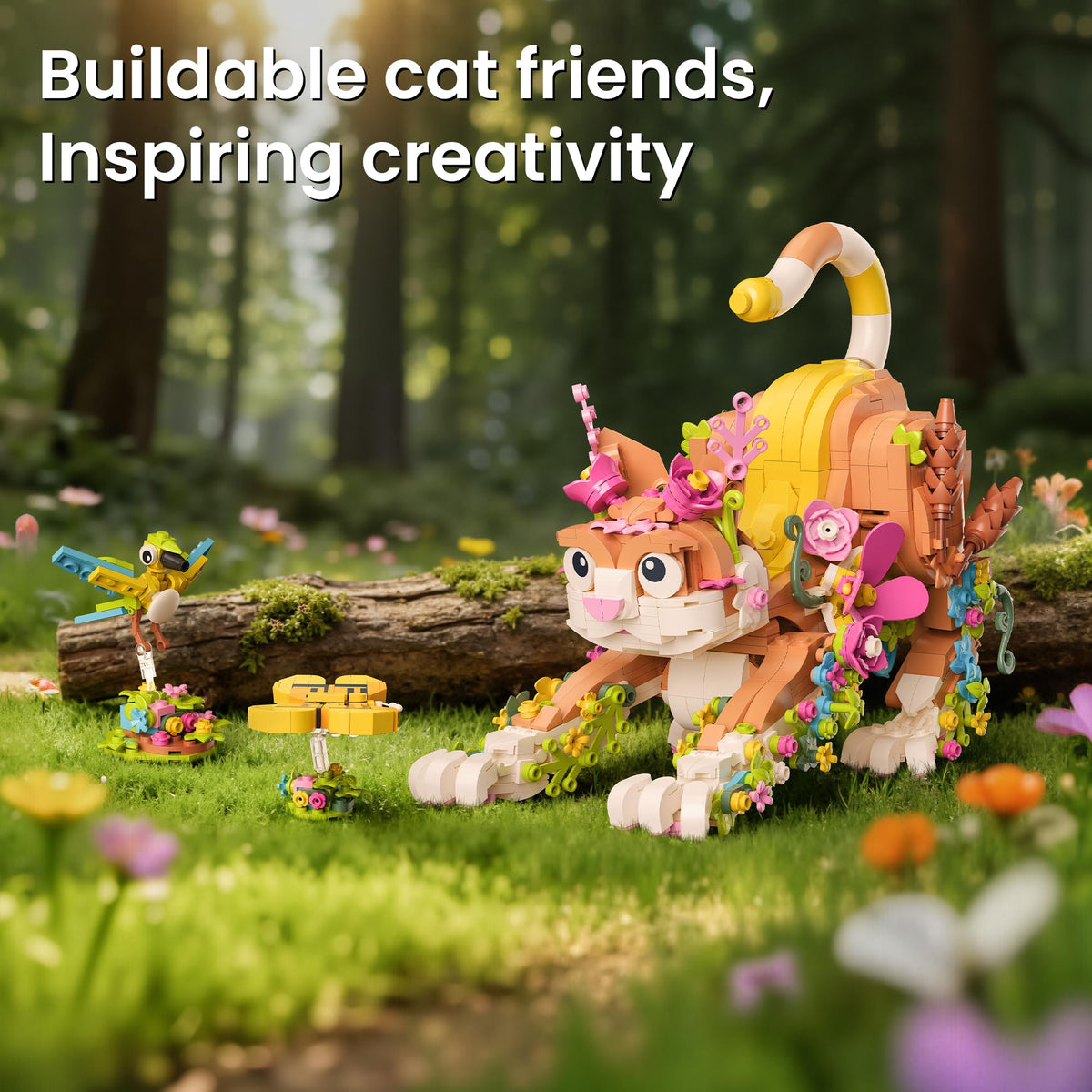 JOJO&Peach butterfly model building, STEM-inspired and easy to assemble.